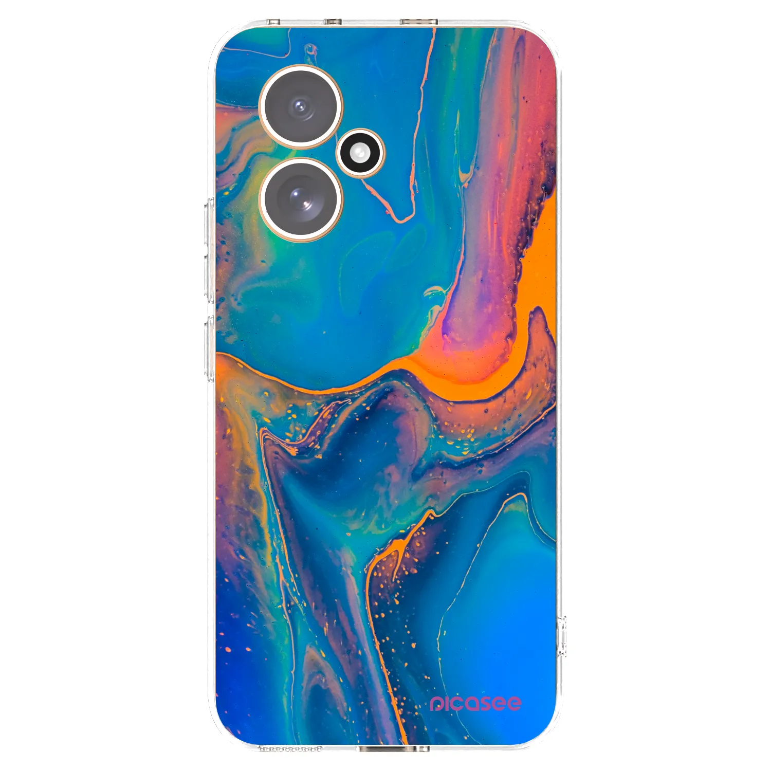 Picasee silikonska prozirna maskica za Honor 400 5G - Rainbow