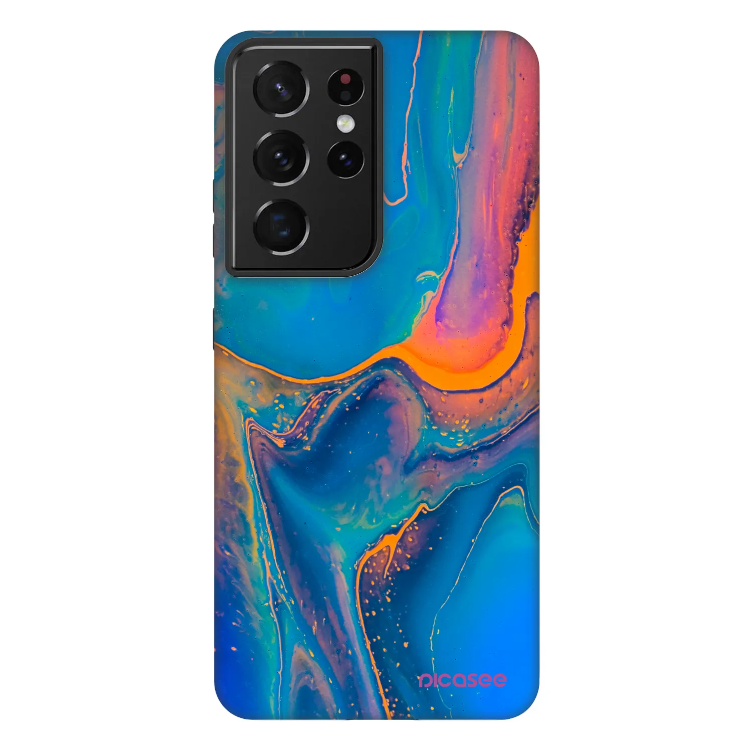 Picasee Fashion Case za Samsung Galaxy S21 Ultra 5G G998B - Rainbow