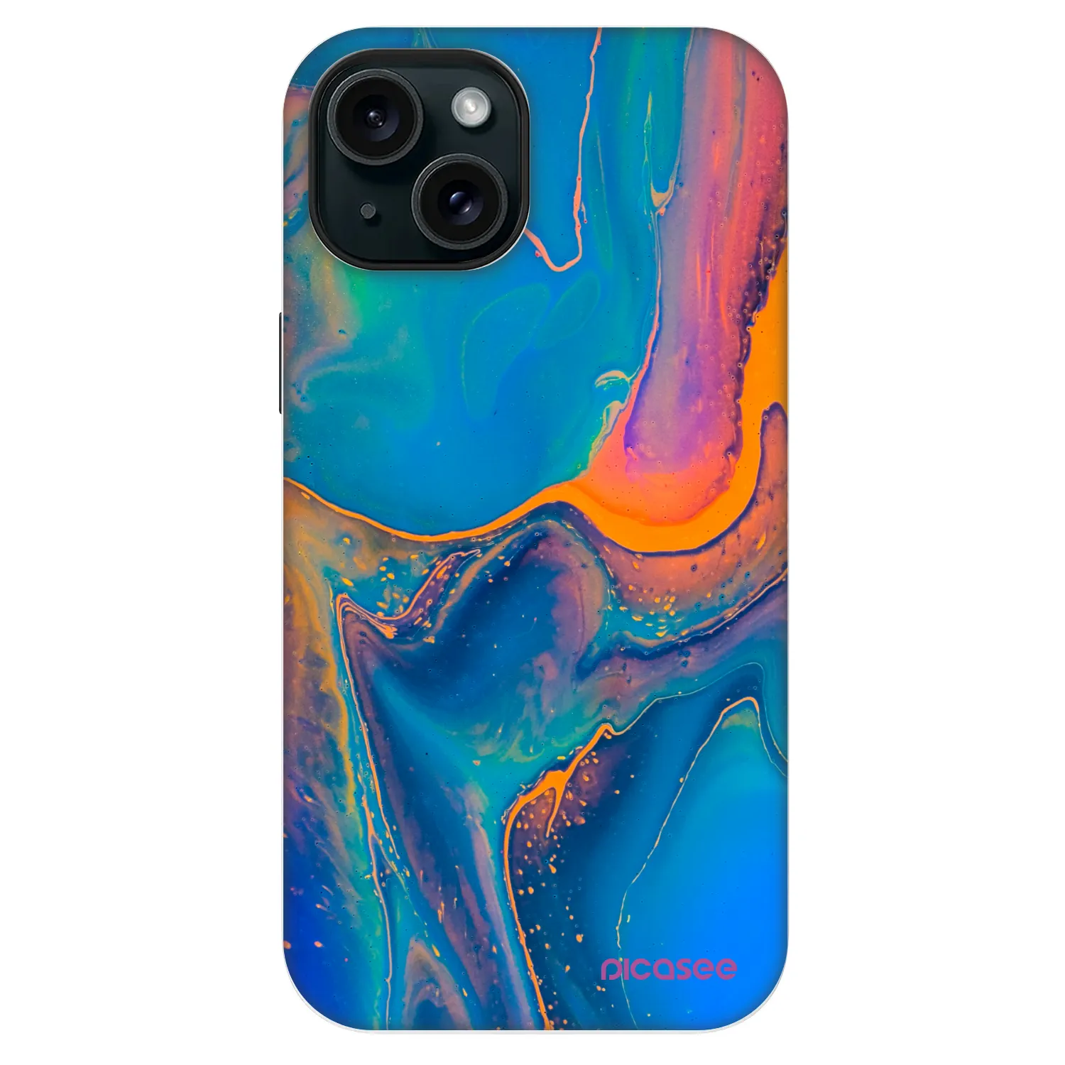 Picasee Fashion Case MagSafe za Apple iPhone 13 - Rainbow