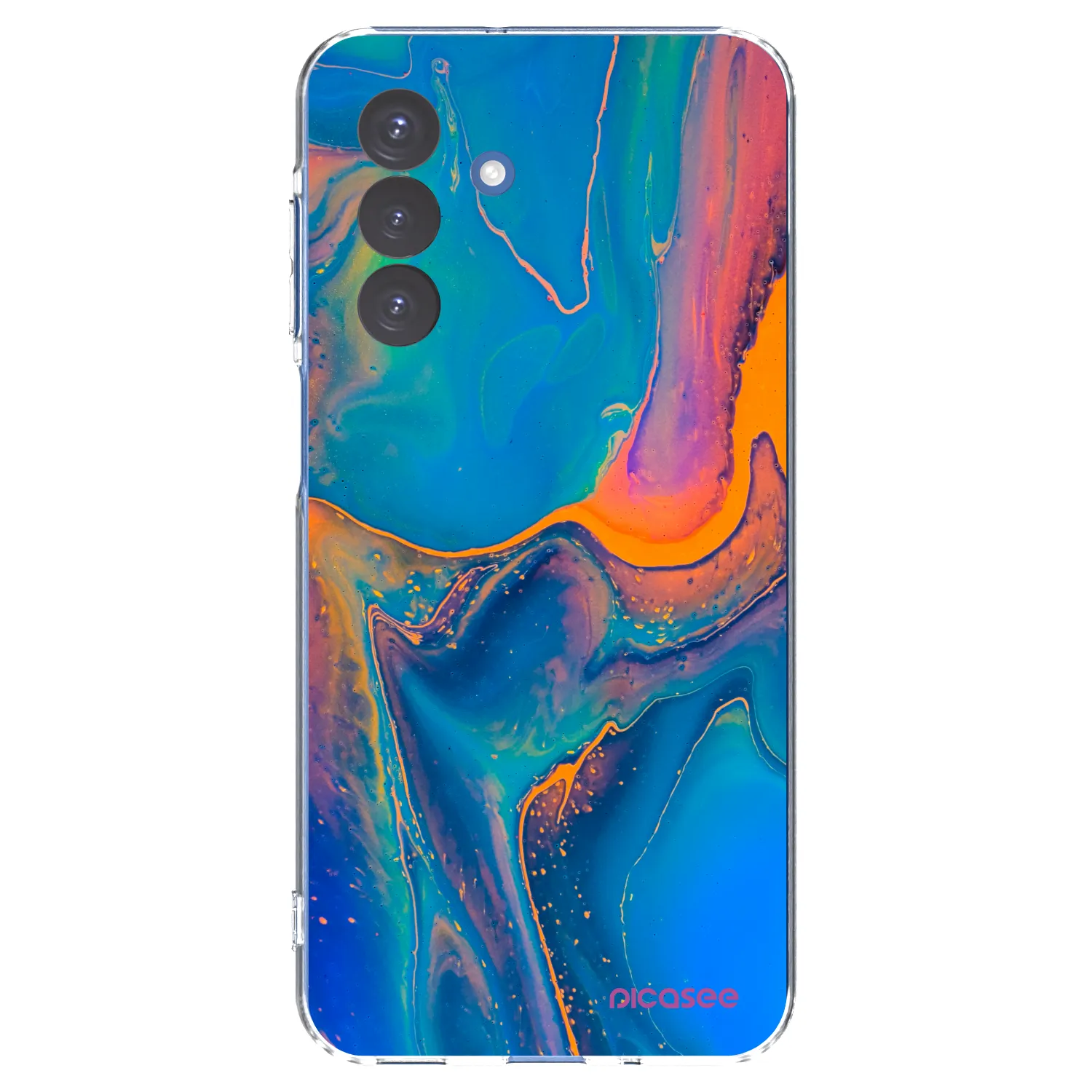 Picasee silikonska prozirna maskica za Samsung Galaxy A17 5G - Rainbow