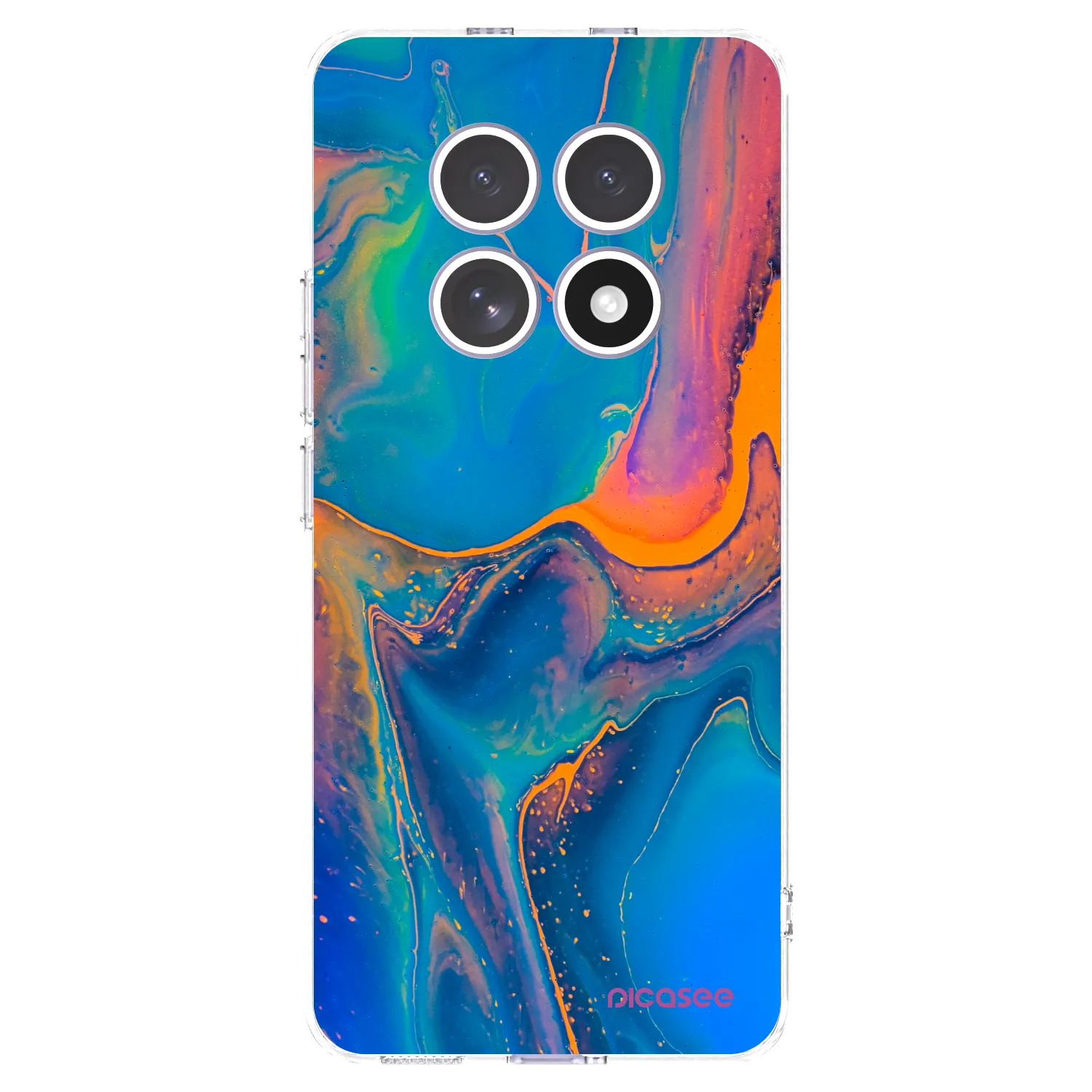 Picasee silikonska prozirna maskica za Xiaomi Redmi Note 15 - Rainbow