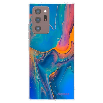 Picasee silikonska prozirna maskica za Samsung Galaxy Note 20 Ultra - Rainbow