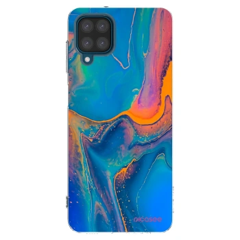 Picasee silikonska prozirna maskica za Samsung Galaxy A12 A125F - Rainbow