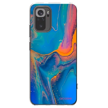 Picasee silikonska prozirna maskica za Xiaomi Redmi Note 10S - Rainbow