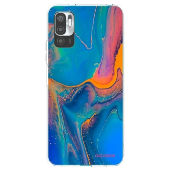 Picasee silikonska prozirna maskica za Xiaomi Redmi Note 10 5G - Rainbow