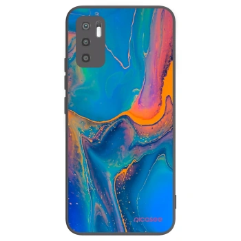 Picasee crna silikonska maskica za Xiaomi Redmi Note 10 5G - Rainbow