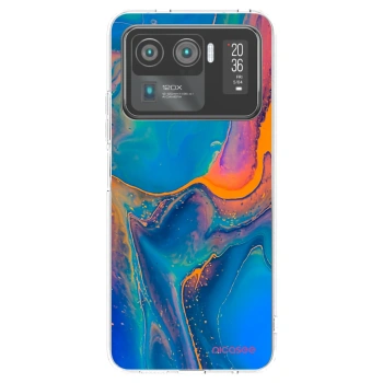 Picasee silikonska prozirna maskica za Xiaomi Mi 11 Ultra - Rainbow