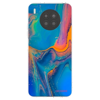Picasee silikonska prozirna maskica za Huawei Nova 8i - Rainbow