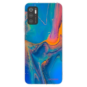 Picasee silikonska prozirna maskica za Xiaomi Poco M3 Pro 5G - Rainbow