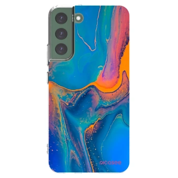 Picasee silikonska prozirna maskica za Samsung Galaxy S22+ 5G - Rainbow