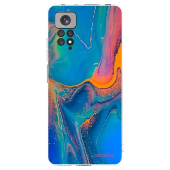Picasee silikonska prozirna maskica za Xiaomi Redmi Note 11S 4G - Rainbow