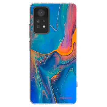 Picasee silikonska prozirna maskica za Xiaomi Redmi Note 11 Pro 5G - Rainbow