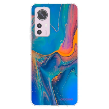 Picasee silikonska prozirna maskica za Xiaomi 12 - Rainbow