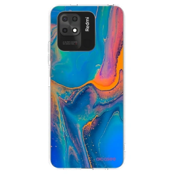 Picasee silikonska prozirna maskica za Xiaomi Redmi 10C - Rainbow