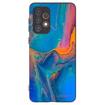 Picasee crna silikonska maskica za Samsung Galaxy A33 5G A336 - Rainbow