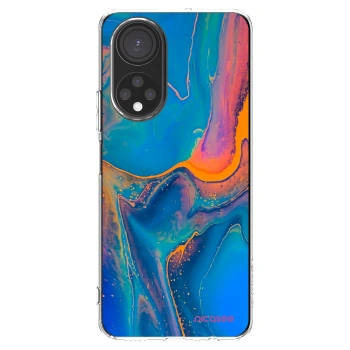 Picasee silikonska prozirna maskica za Honor X7 - Rainbow
