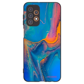 Picasee crna silikonska maskica za Samsung Galaxy A23 A236B 5G - Rainbow