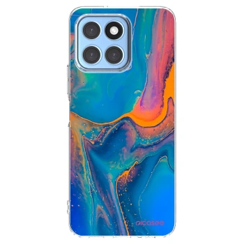 Picasee silikonska prozirna maskica za Honor X6 - Rainbow