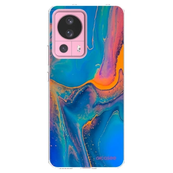 Picasee silikonska prozirna maskica za Xiaomi 13 Lite - Rainbow