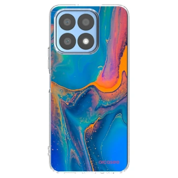 Picasee silikonska prozirna maskica za Honor X8a - Rainbow