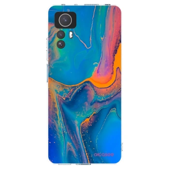 Picasee silikonska prozirna maskica za Xiaomi Redmi Note 12S - Rainbow