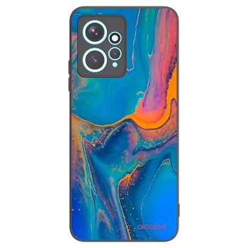 Picasee crna silikonska maskica za Xiaomi Redmi Note 12 4G - Rainbow