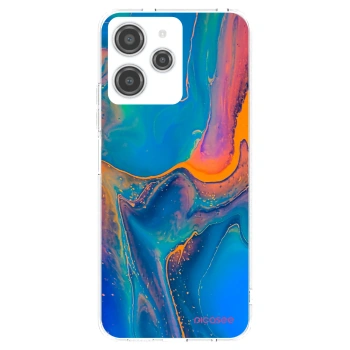 Picasee silikonska prozirna maskica za Xiaomi Redmi 12 4G - Rainbow