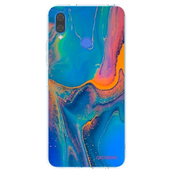 Picasee silikonska prozirna maskica za Huawei Nova 3i - Rainbow
