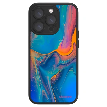 Picasee ULTIMATE CASE MagSafe za Apple iPhone 15 Pro - Rainbow