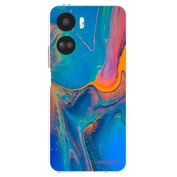 Picasee silikonska prozirna maskica za Honor 90 Lite 5G - Rainbow