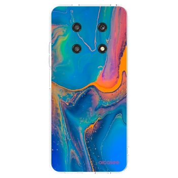 Picasee silikonska prozirna maskica za Honor Magic4 Lite 5G - Rainbow