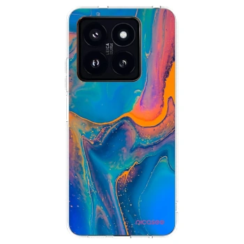 Picasee silikonska prozirna maskica za Xiaomi 14 Pro - Rainbow