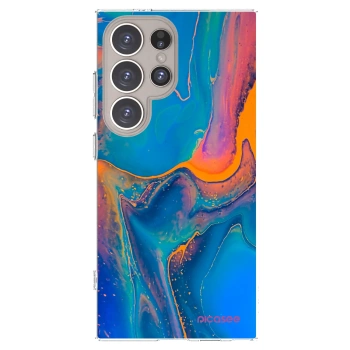 Picasee silikonska prozirna maskica za Samsung Galaxy S24 Ultra S928B 5G - Rainbow