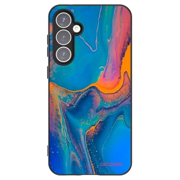 Picasee crna silikonska maskica za Samsung Galaxy S23 FE S711B - Rainbow