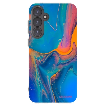 Picasee silikonska prozirna maskica za Samsung Galaxy S23 FE S711B - Rainbow