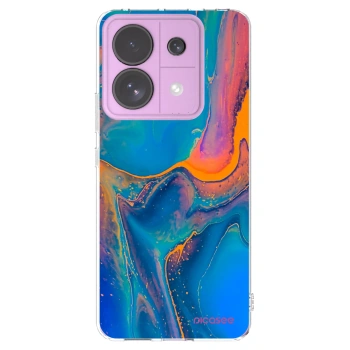 Picasee silikonska prozirna maskica za Xiaomi Redmi Note 13 Pro 5G - Rainbow