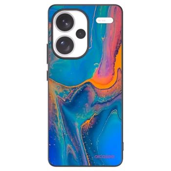 Picasee crna silikonska maskica za Xiaomi Redmi Note 13 Pro+ 5G - Rainbow