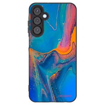 Picasee crna silikonska maskica za Samsung Galaxy A25 A256B 5G - Rainbow