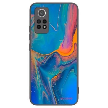 Picasee crna silikonska maskica za Xiaomi Redmi Note 12 Pro 4G - Rainbow