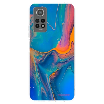 Picasee silikonska prozirna maskica za Xiaomi Redmi Note 12 Pro 4G - Rainbow