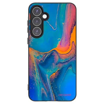 Picasee crna silikonska maskica za Samsung Galaxy A55 5G A556B - Rainbow