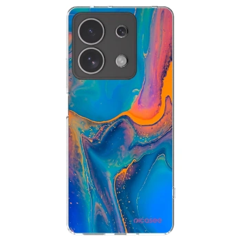 Picasee silikonska prozirna maskica za Xiaomi Redmi Note 13 4G - Rainbow