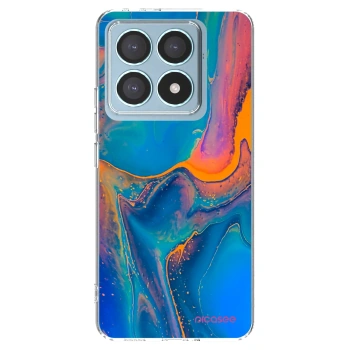 Picasee silikonska prozirna maskica za Xiaomi 14T Pro - Rainbow