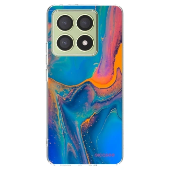 Picasee silikonska prozirna maskica za Xiaomi 14T - Rainbow