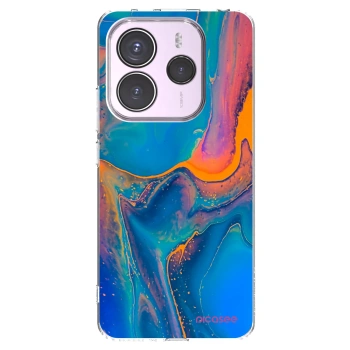 Picasee silikonska prozirna maskica za Xiaomi Redmi Note 14 5G - Rainbow