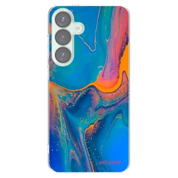 Picasee silikonska prozirna maskica za Samsung Galaxy S25+ 5G - Rainbow