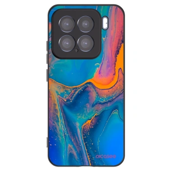 Picasee crna silikonska maskica za Xiaomi 15 - Rainbow