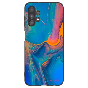 Picasee crna silikonska maskica za Samsung Galaxy A13 5G - Rainbow