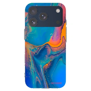 Picasee silikonska prozirna maskica za Apple iPhone 17 Pro - Rainbow