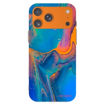 Picasee silikonska prozirna maskica za Apple iPhone 17 Pro Max - Rainbow